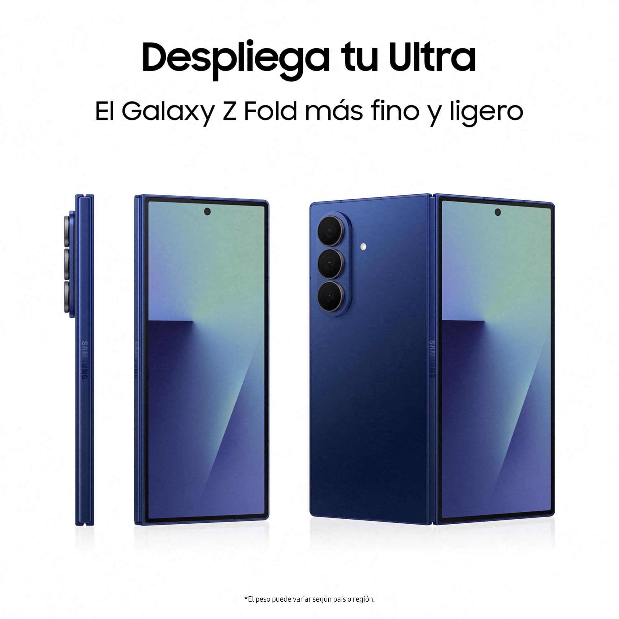 Samsung Galaxy Z Fold7 512GB - Galaxy AI, Ligero y Plegable, Pantalla Grande, Cámara 200MP, Memoria 12GB, Gris Plata, Garantía del Fabricante 3 Años + 1 año Extra (Versión Española)
