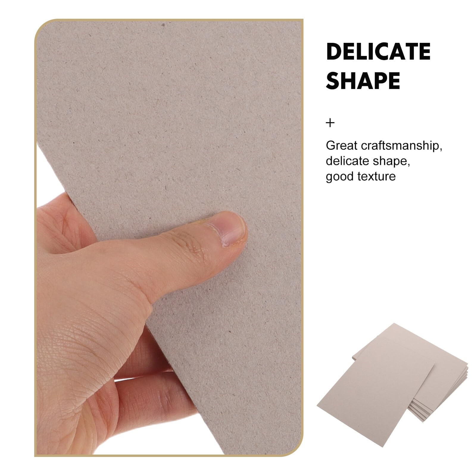 HEALSOPTHY 20 Pezzi Cartoncino Grigio Spesso per Rilegatura Libri e Scrapbooking Supporto Resistente per Progetti Te e Copertine Artigianali