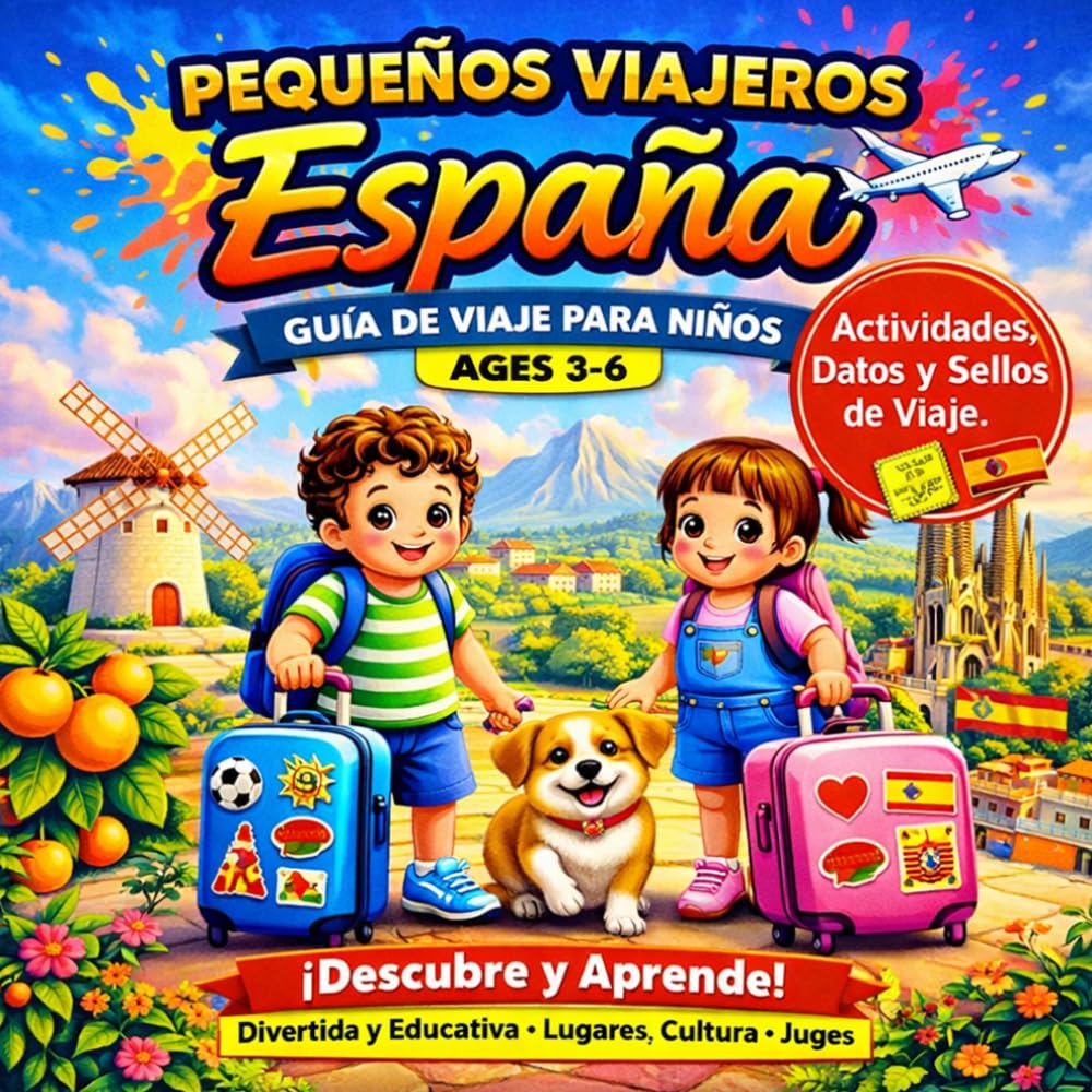 PEQUEÑOS VIAJEROS ESPAÑA: Un viaje divertido por Madrid, Barcelona, Valencia y Sevilla: 1