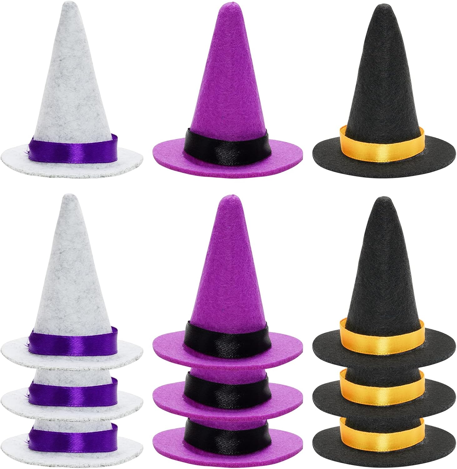 Amazon.com: Fengek 12 Pcs Halloween Mini Witch Hats Table Decorations 2 ...