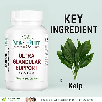 New Life Glandular Balance Support, Thyroid Support, 90 Capsules