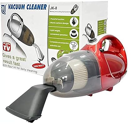 Rexmon Vacuum Cleaner Used for Blowing,Sucking,Dust Cleaning,Dry Cleaning Multipurpose Use-JK-8 (Multicolour)
