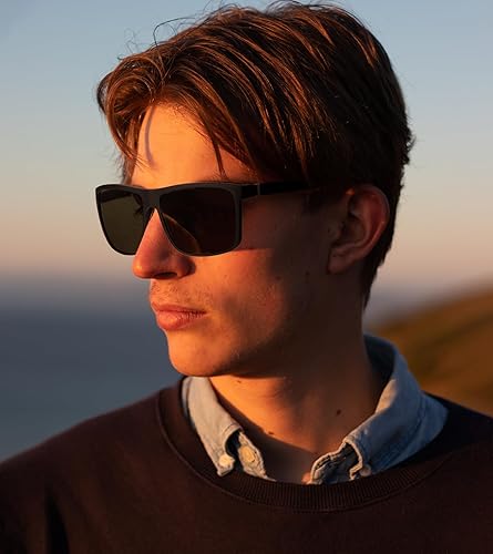 Miniatura 2 de Polarized Sunglasses for Men Rectangular Frame Men's Polarized Sunglasses Shady Sunglasses with UV400 Protection