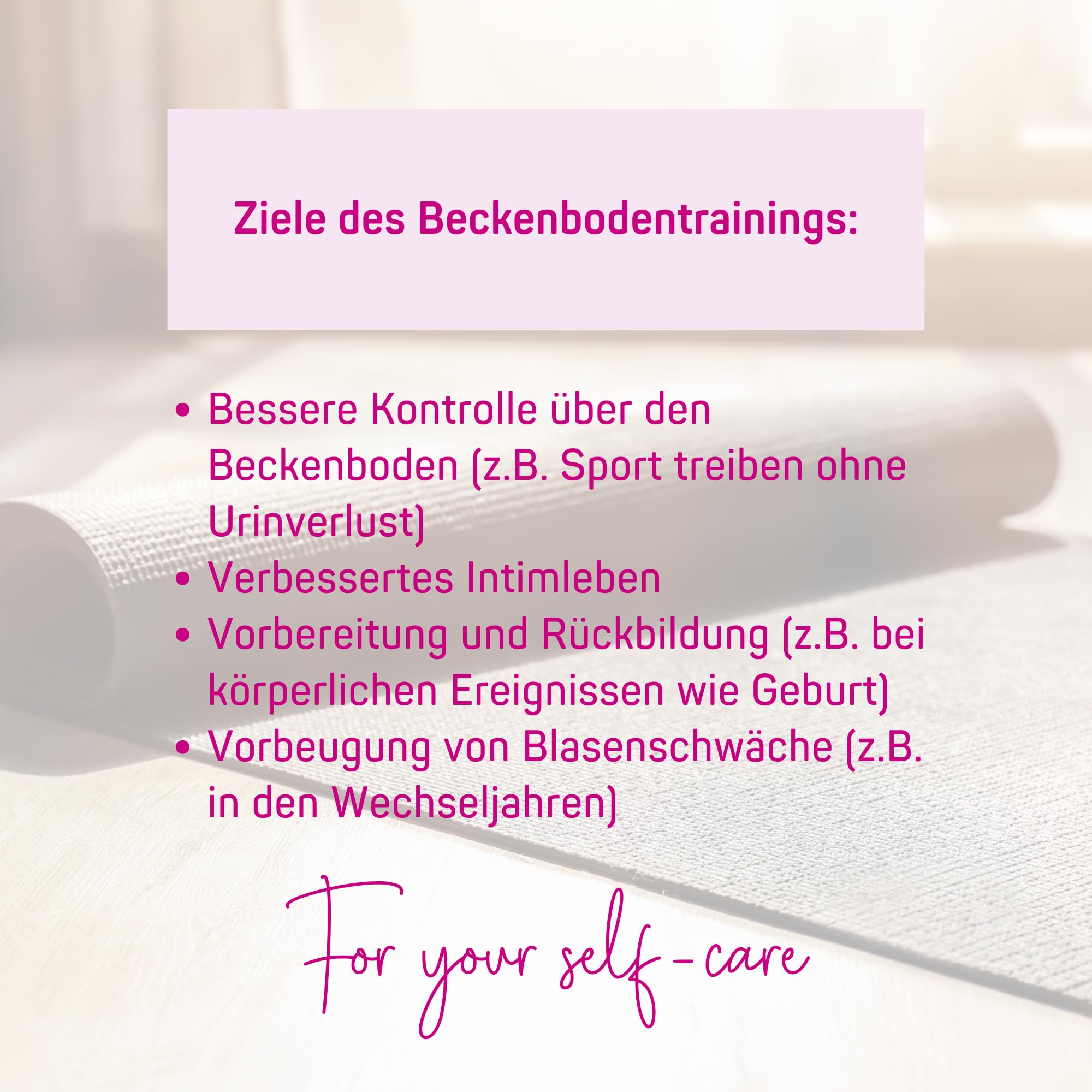 ELANEE Beckenboden-Trainingshilfen Phase I aktiv zur Stärkung der Beckenbodenmuskulatur bei Blasenschwäche, Set aus 4 Konen (701-00)