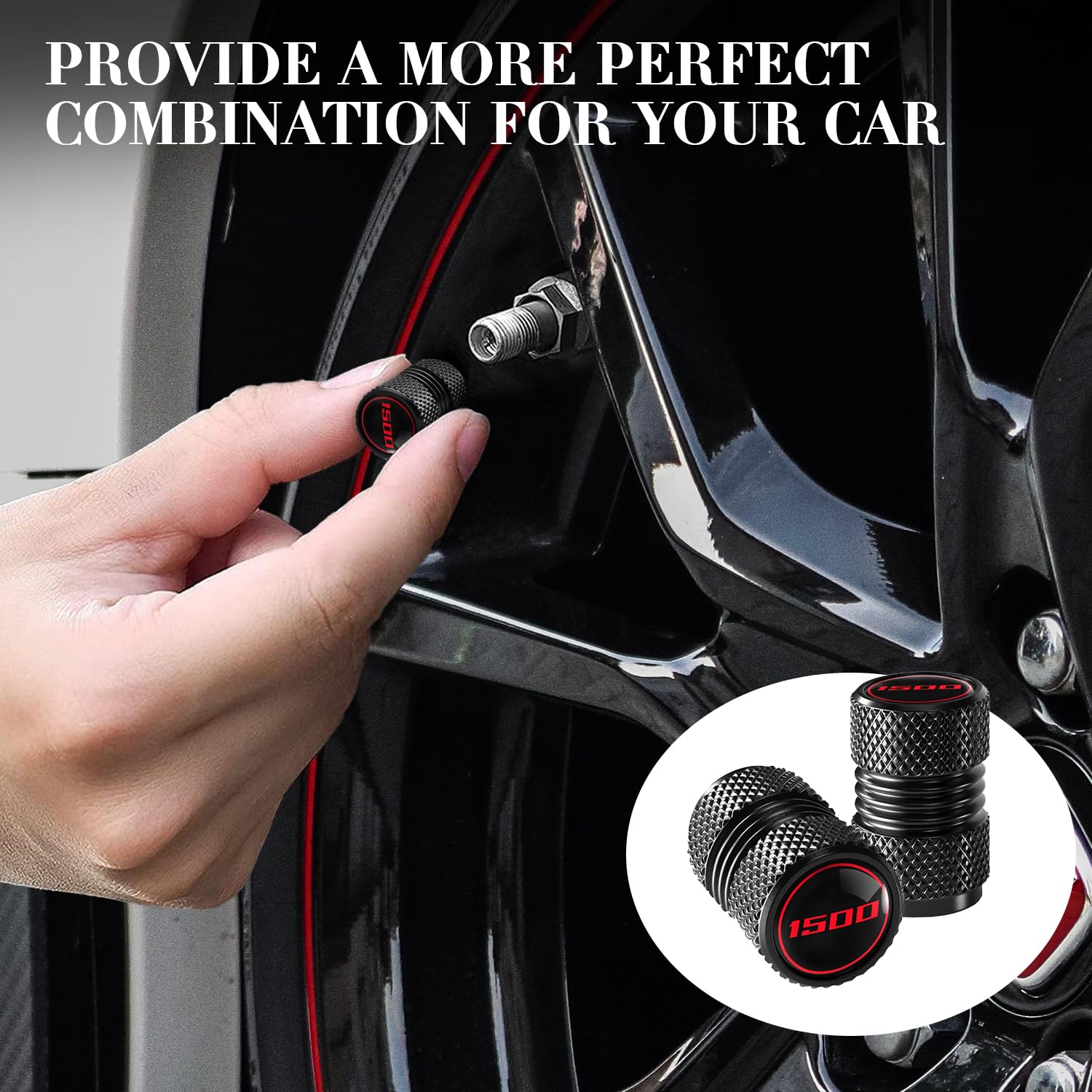 Amazon.com: 4PCS Tire Valve Stem Caps Compatible with Dodge