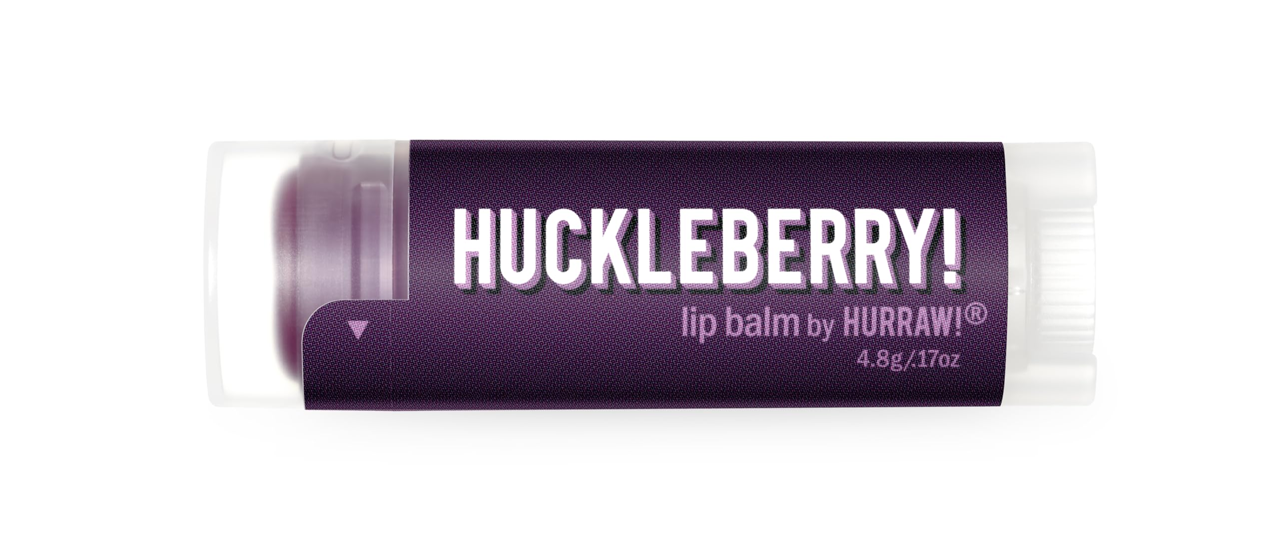 Hurraw! Huckleberry Lip Balm: Organic, Certified Vegan, Cruelty and Gluten Free. Non-GMO, 100% Natural Ingredients. Bee, Shea, Soy and Palm Free. Made in USA