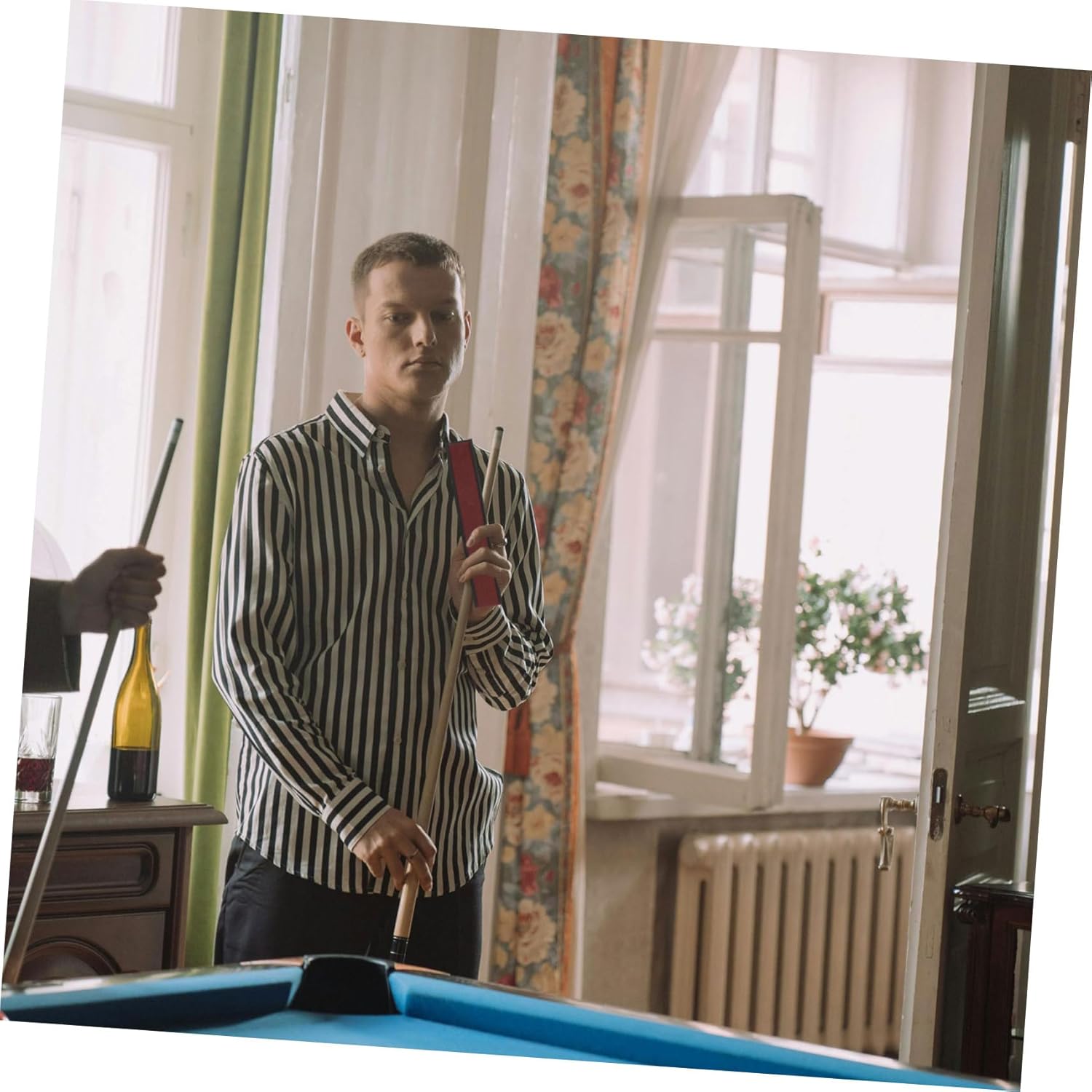 GALPADA Snooker Pool Cue Tip Sander Kit Sandpaper Holder for Billiard Cue Maintenance Durable Design Precision Tip Repair Tool for Home and Professional Use