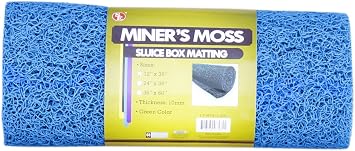 SE 12 x 36 Blue Miners Moss Sluice Box Matting - GP-MT415-3BL
