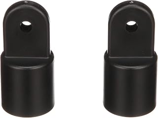 SeaChoice 76111 Plastic External Eye Ends for Canopy Top â€“ Fits 7/8 Inch OD Tube â€“ Black â€“ Pack of 2