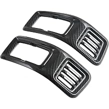 CTH for BYD Shark 2024-2026 Interior Dashboard Side Air Vent Outlet Frame Decorative Cover Trim Car Accessories 2pcs Carbon Fiber Black