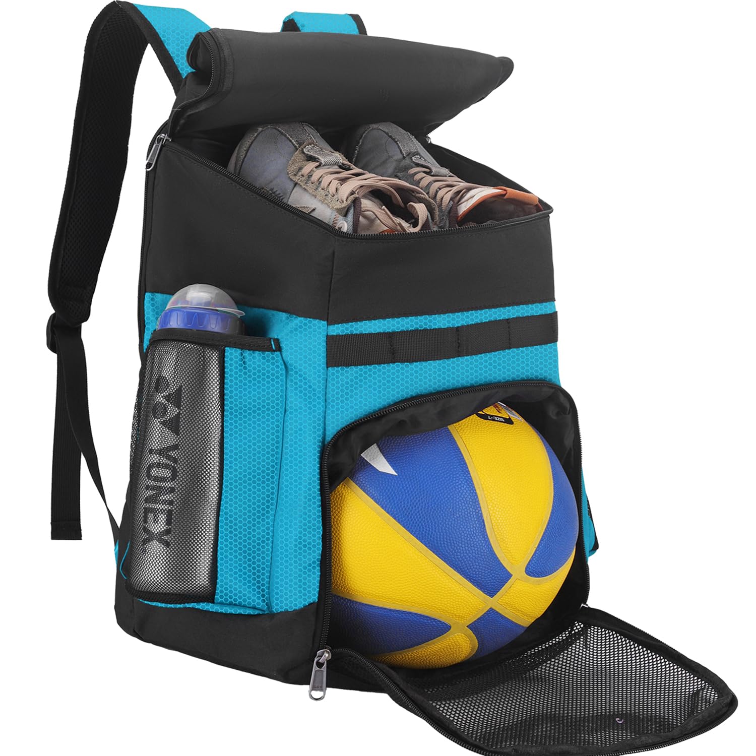 Basketball Backpack Large Sports Bag for Men&Youth,Gym Bag with Separate Ball & Shoes Compartment,Travel Bag for Basketball,Soccer,Volleyball