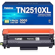 Palmtree TN2510 TN2510XL Toner Compatibili per Brother TN-2510 TN-2510XL TN 2510 TN 2510XL Brother HL-L2400DWE MFC-L2800DW MFC-L2827DWXL DCP-L2665DW MFC-L2835DW HL-L2445DW DCP-L2620DW DCP-L2660DW