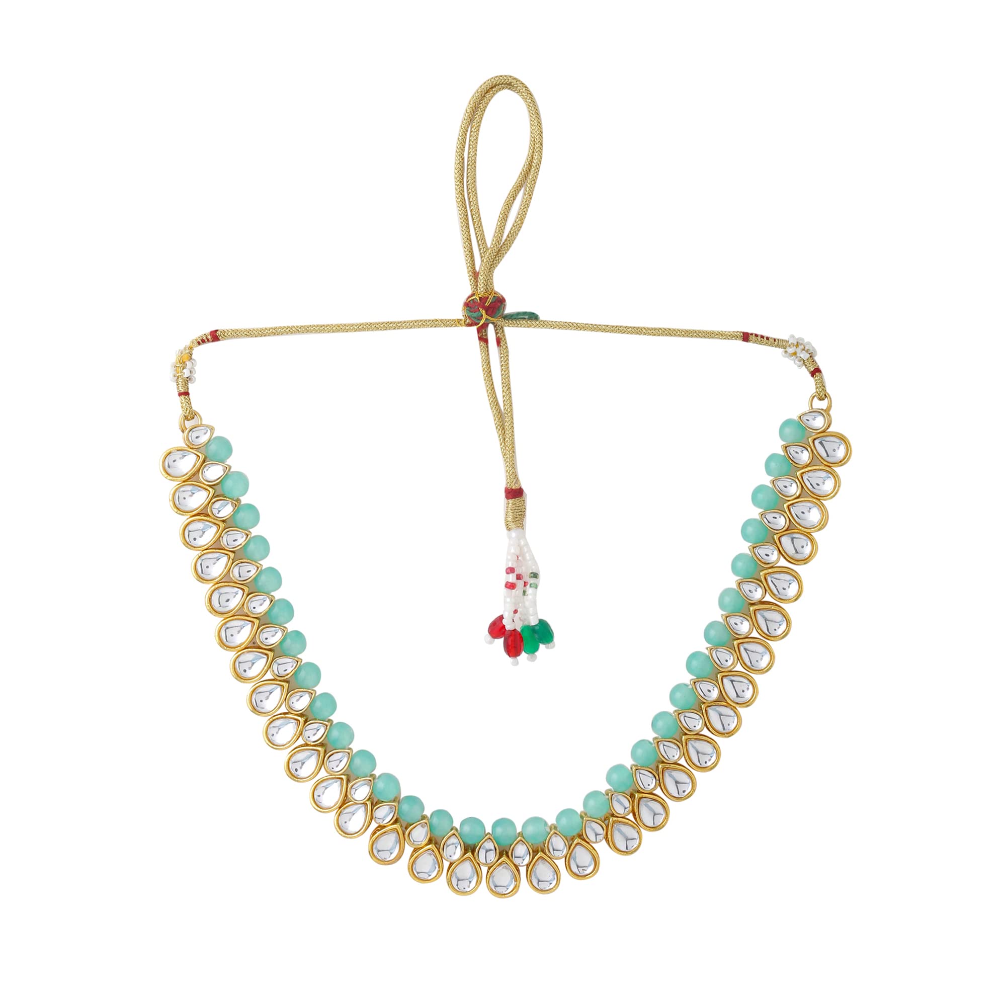 Women's Traditional Beads Choker Necklace Set, Birthday Gift