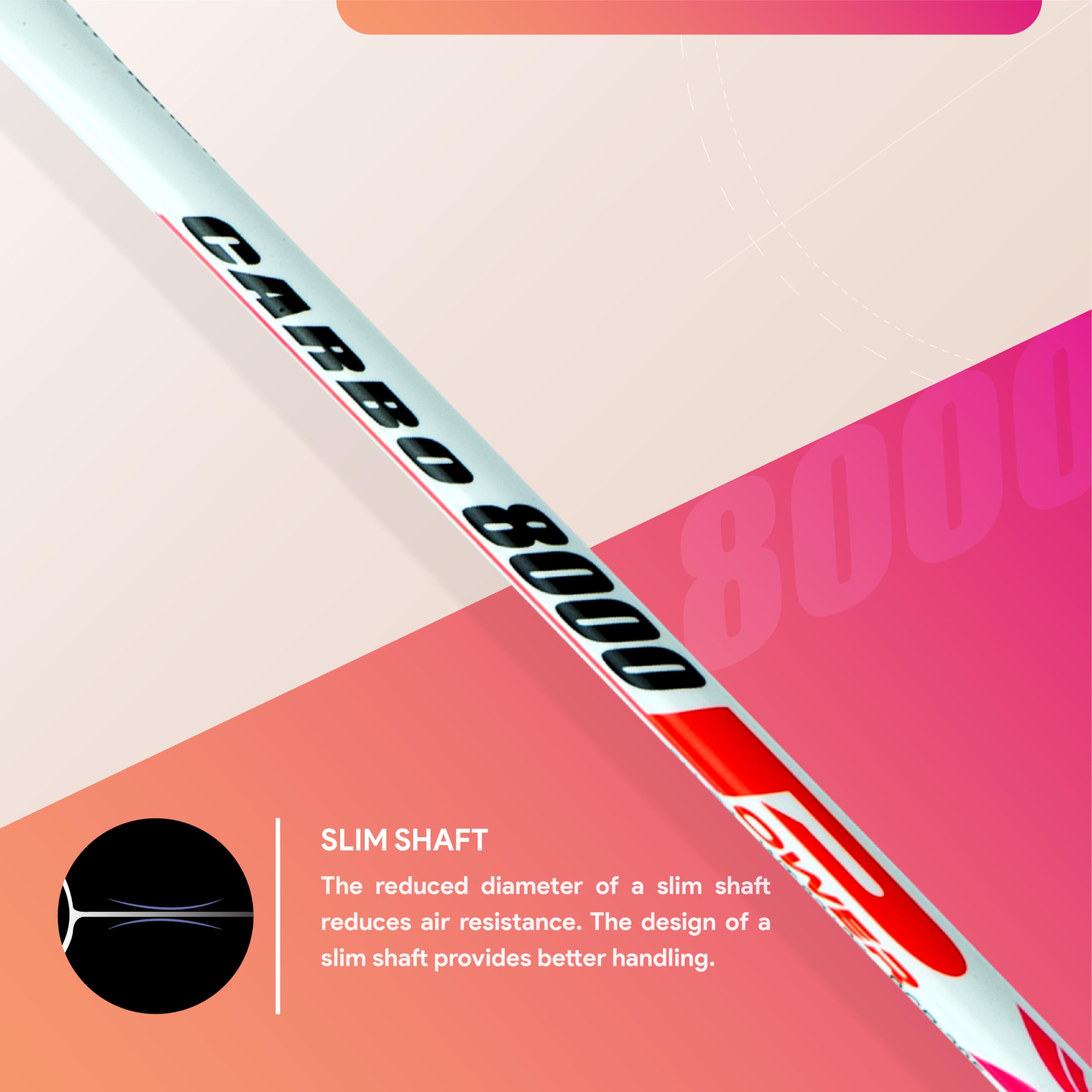 Buy Apacs Carbo 8000 Power | 38 LBS | Nano Fused Graphite Shaft