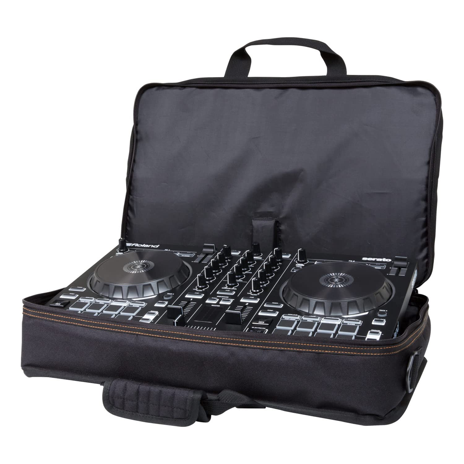 Roland DJ-202 USB DJ Controller Mixer + CB-BDJ202 Borsa per il trasporto + panno in microfibra Keepdrum