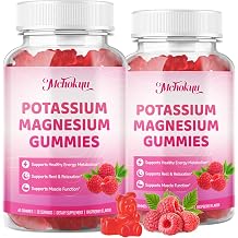 Potassium Magnesium Supplement Gummies, 120 Count