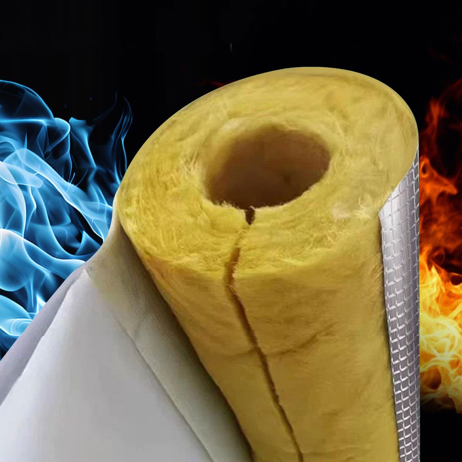 Tubo isolanti in foglio di alluminio Profili isolanti Facili da installare