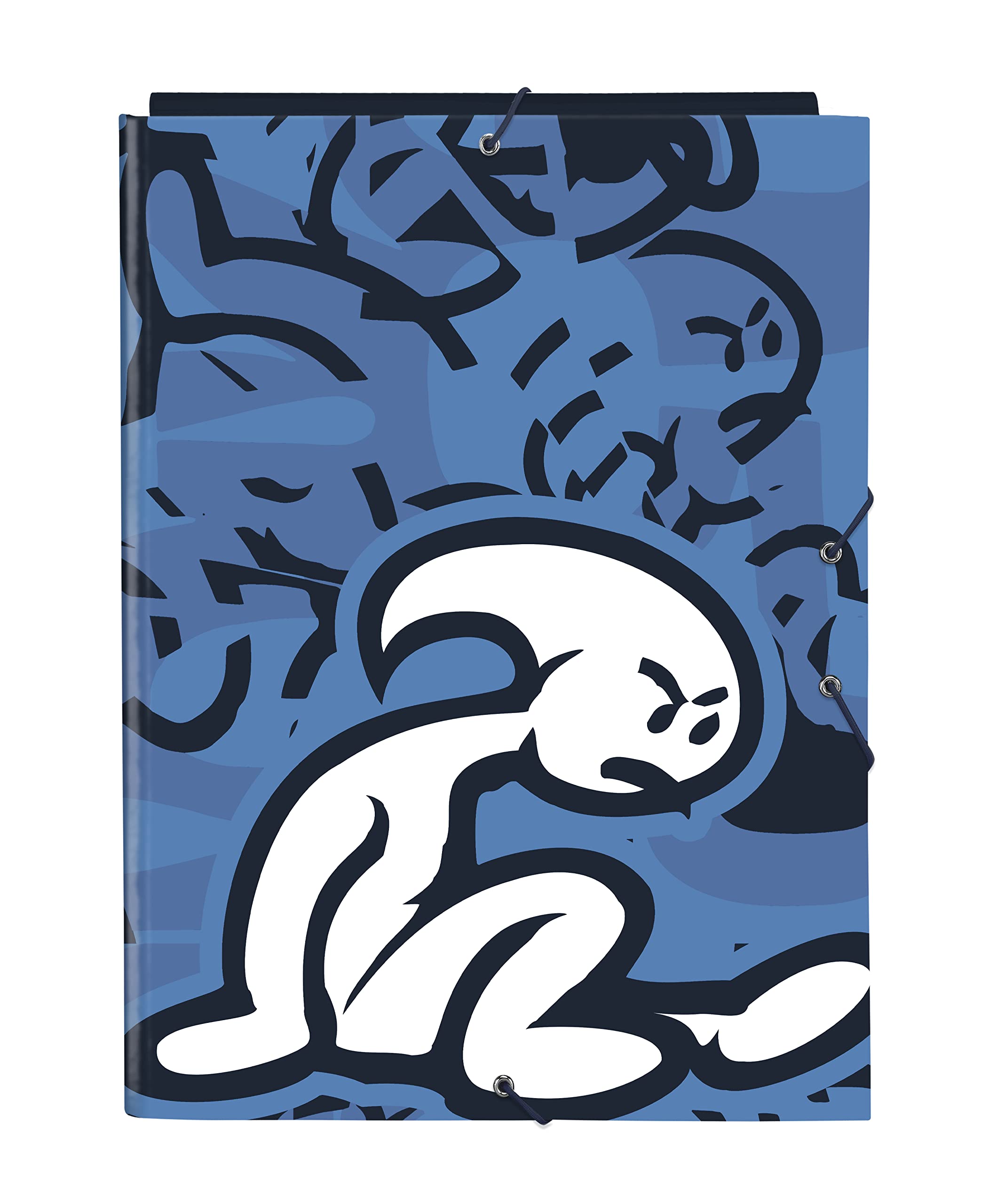 EL NIño Bahia – Folio Folder with 3 Flaps, Ideal for Children and Teens of Different Ages, Comfortable and Versatile, Quality and Strength, 26 x 36.5 cm, Blue