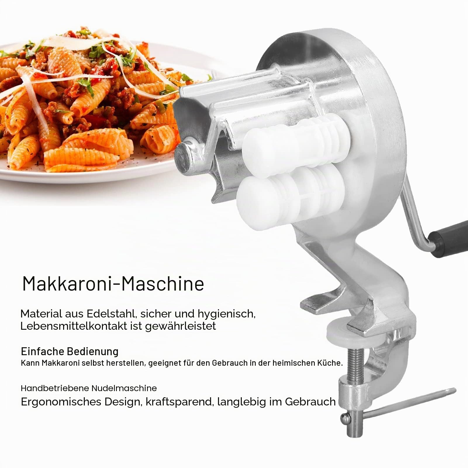 Cavatelli Maker Maschine FüR Authentische Italienische Pasta, Pasta Maschine, Manuell Nudelmaschine, Pasta-Nudel Maschine FüR Home Kitchen Restaurant
