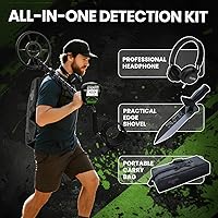 Vista 8 de DR.ÖTEK Detector de metales para adultos, impermeable, kit de detector de oro profesional con mayor precisión, bobina IP68 de 10 pulgadas, 5 modos