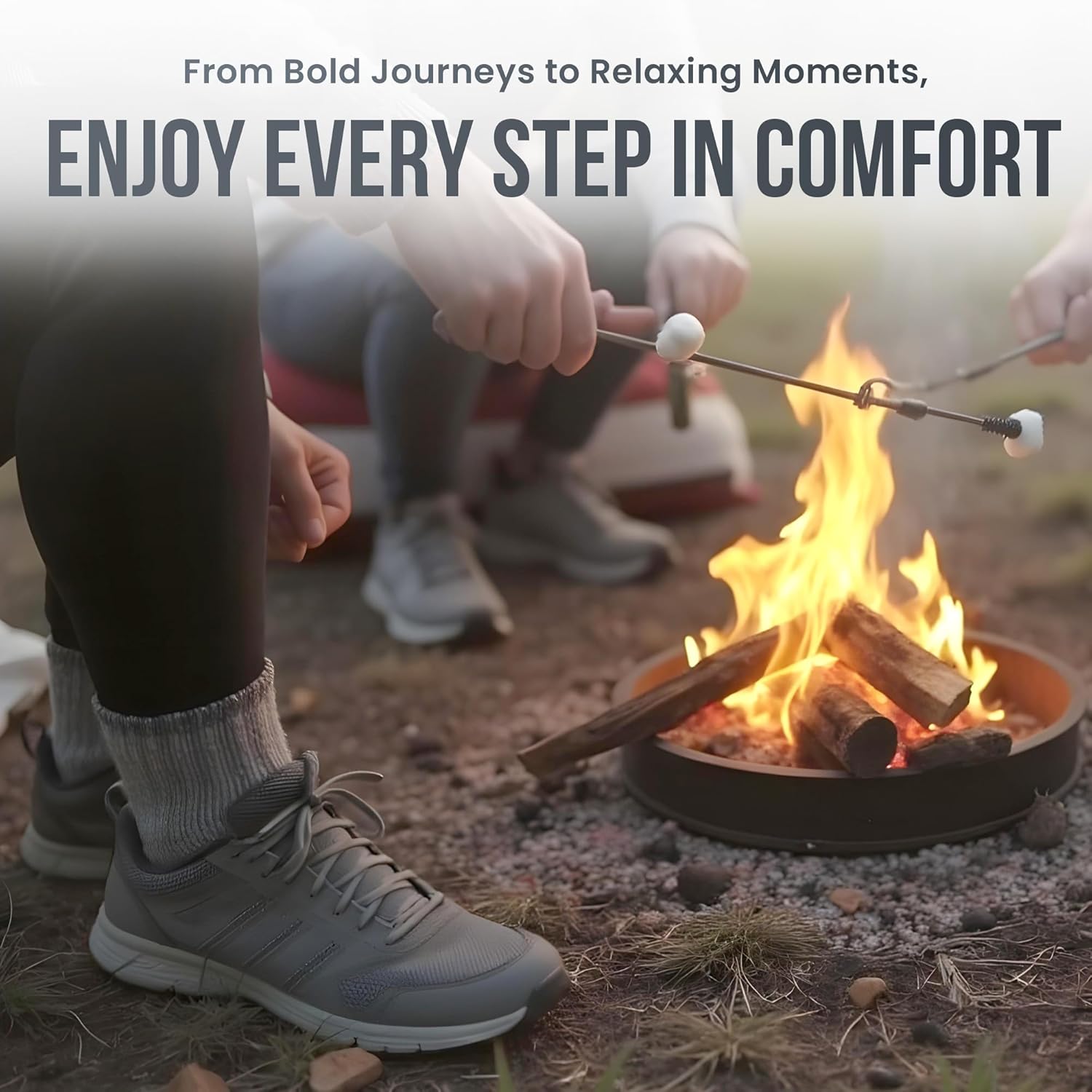 Desert Breeze Distributing Wildside Wool Merino & Alpaca Wool Socks for Men & Women, Breathable Hiking Socks, Crew Height