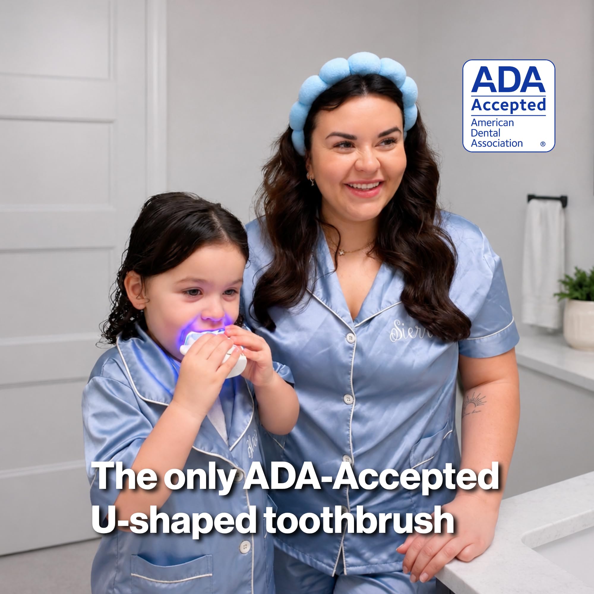 autobrush Cepillo de dientes eléctrico para niños, solo aceptado por ADA, cepillo de dientes en forma de U, clínicamente probado hasta 5.1 veces mejor limpieza, 30 segundos, cobertura completa de 360