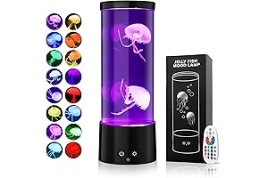 Jellyfish Lava Lamp - Captivatingly Aesthetic Nighttime Illuminator