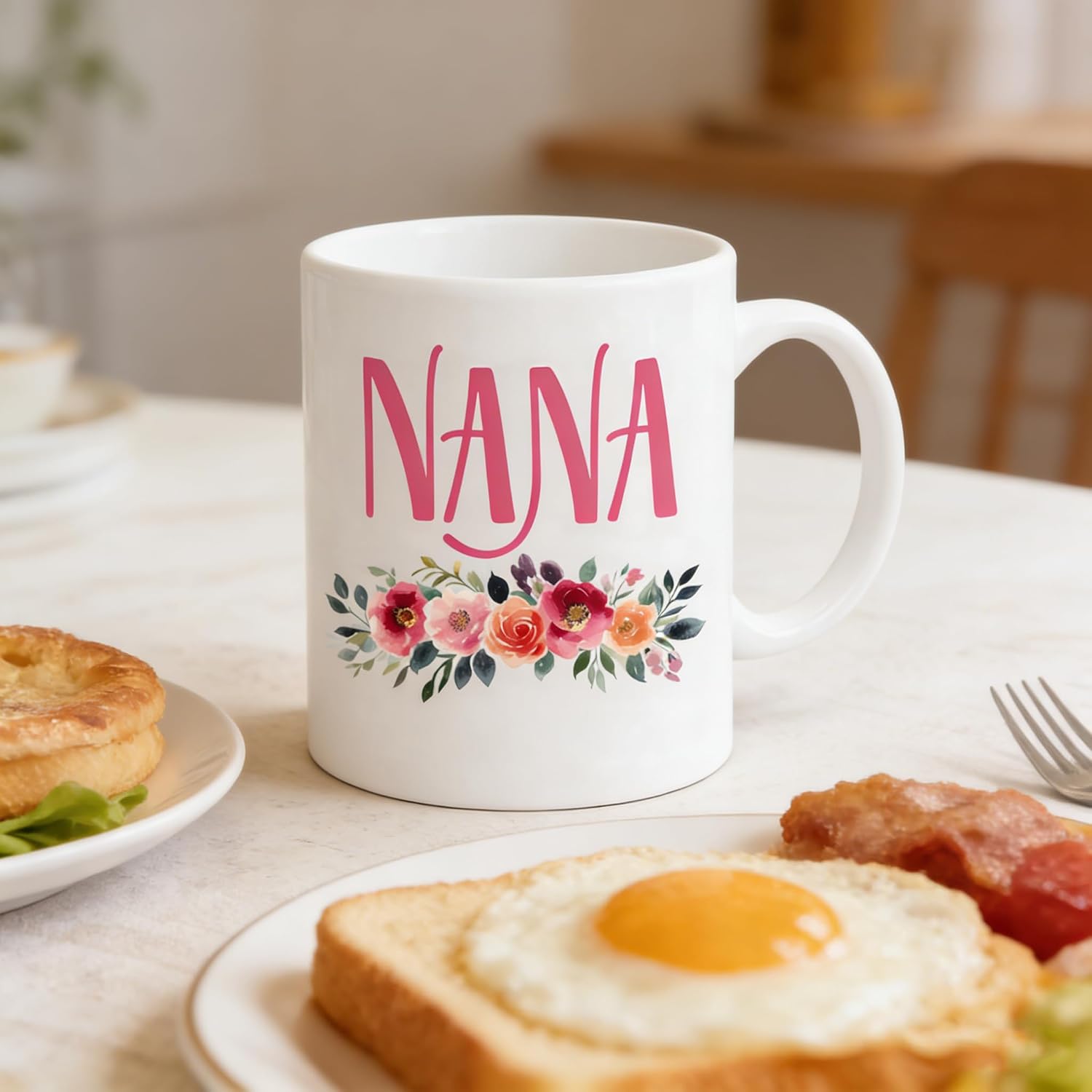 Nana Coffee Mug - Best Nana Ever Gifts for Women, 11oz Retro Ceramic Cup, Mothers Day Birthday Gifts from Grandkids image 5