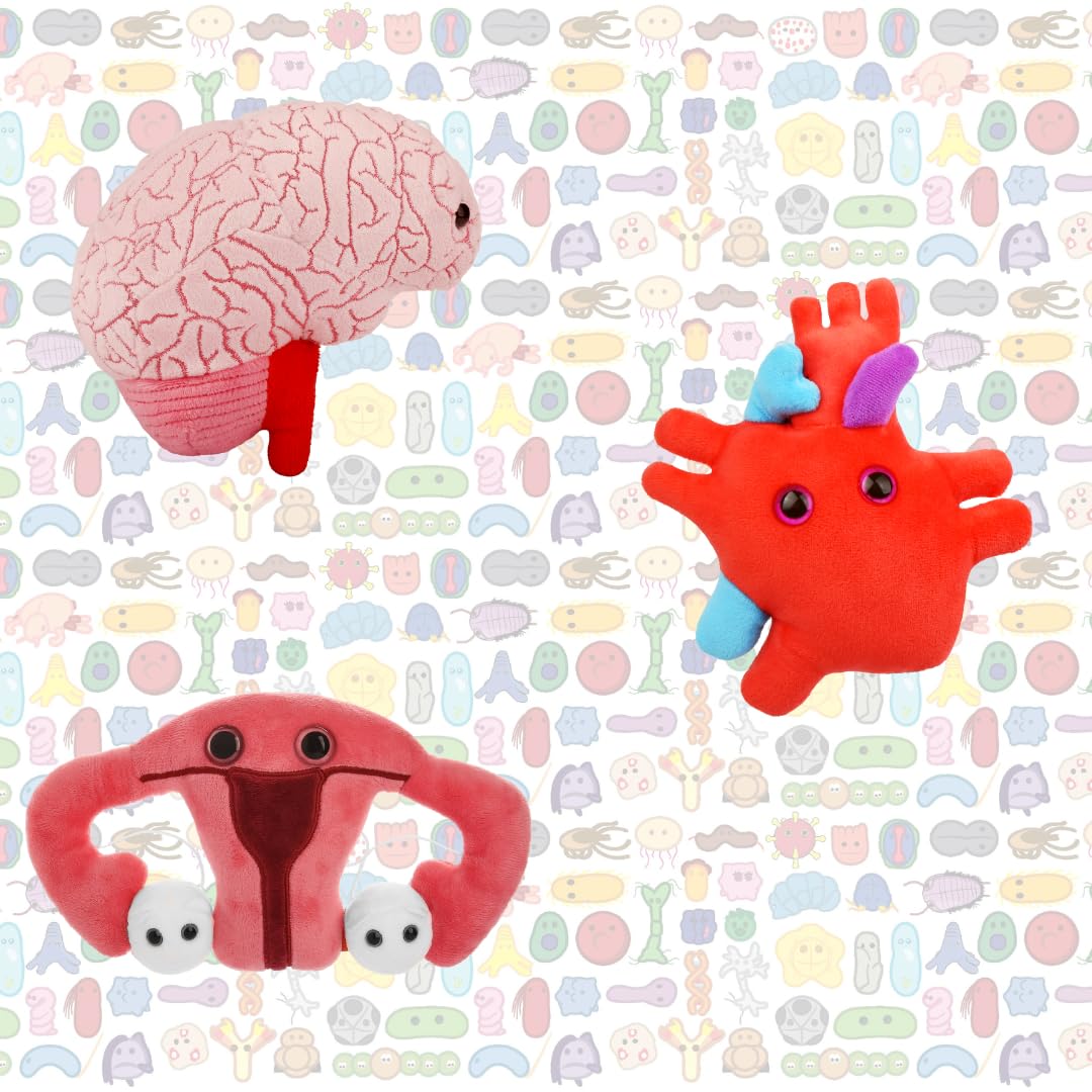 Amazon.com: GIANTmicrobes Anatomical Wonders Plush Bundle