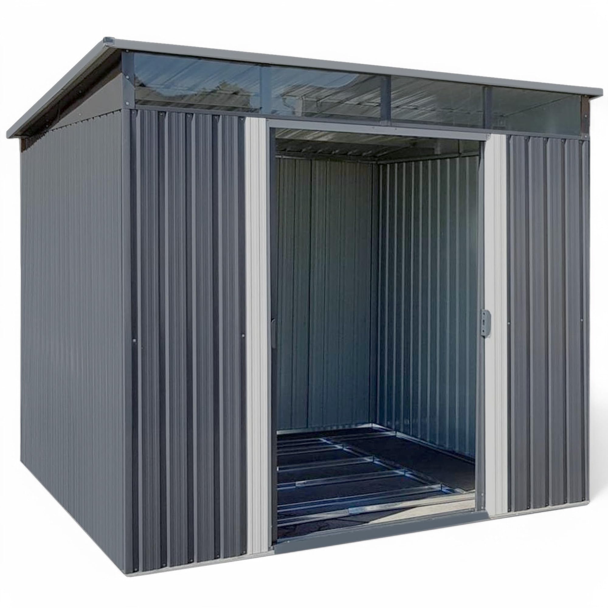 Metall Geräteschuppen Skylight Gartenlaube 5,6m²