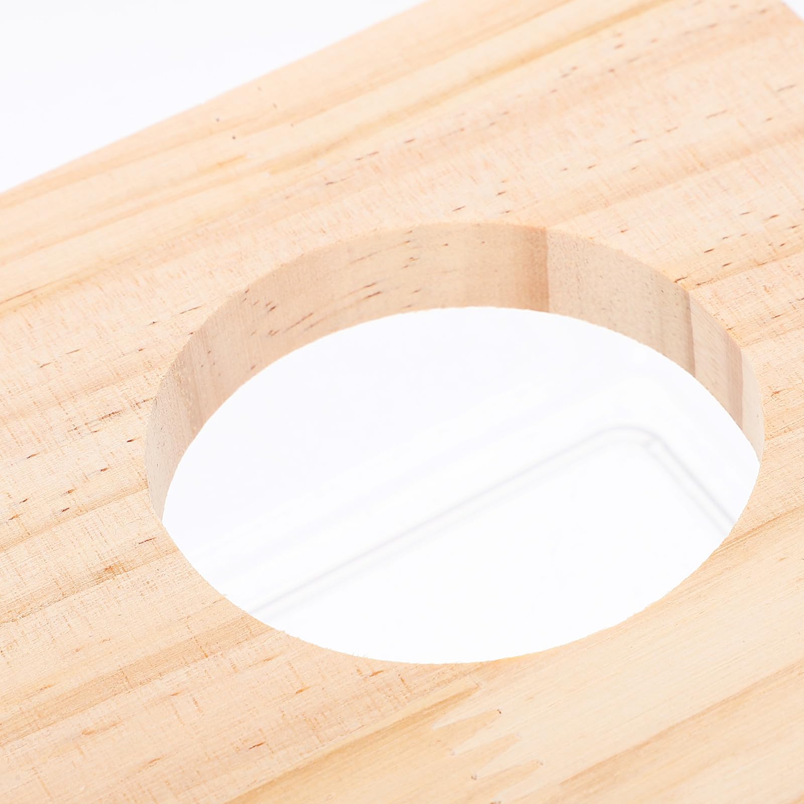 Beavorty 2 Stück Transparente Sandbadewanne für Hamster und Chinchillas Kunststoff Badewanne mit Glatten Kanten Kleintier Sandbad Käfigzubehör für Rennmäuse und Mäuse