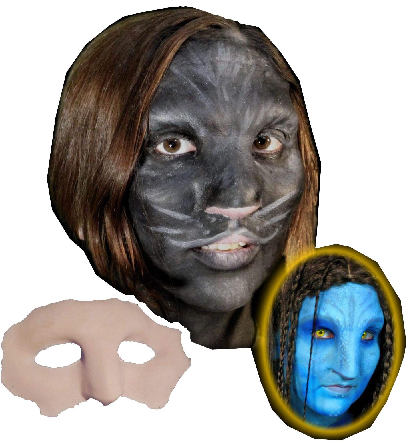 Stage FrightsNative Cat Face Foam Latex Prosthetic Theater Appliance