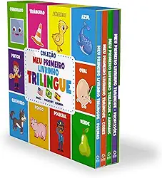 Coleção Meu Primeiro Livrinho Trilíngue - Box com 4 Livrinhos