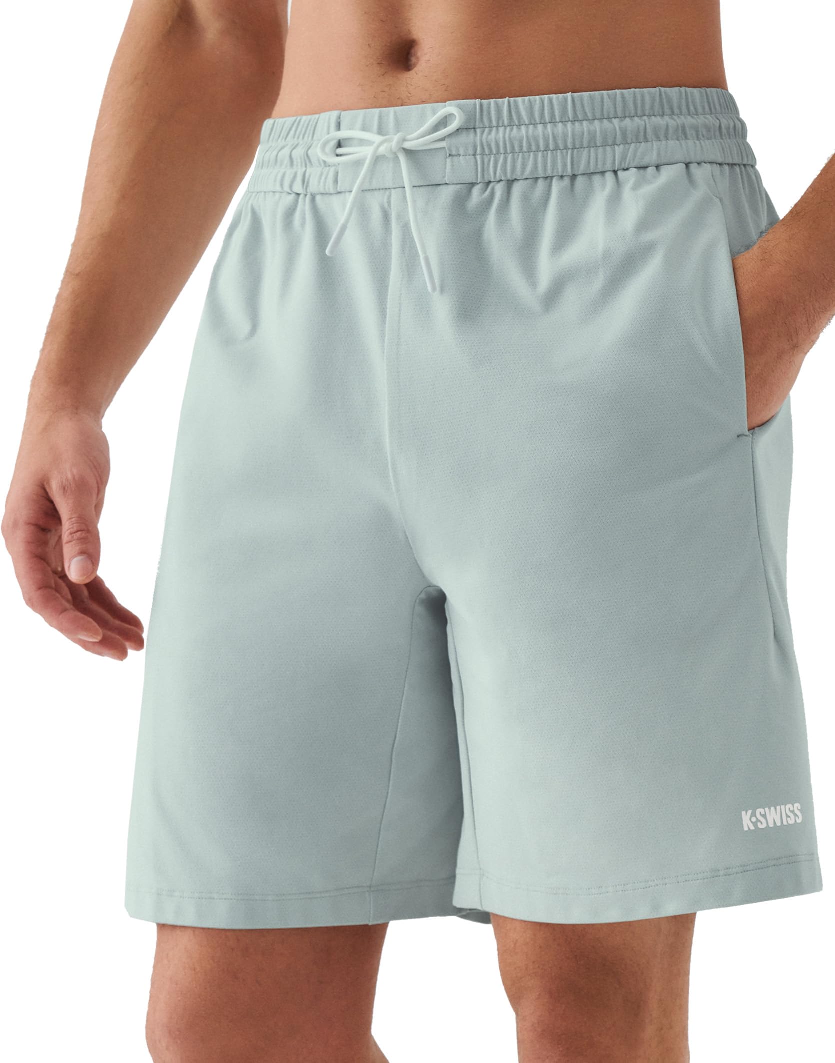 K-Swiss Mens Athletic Running Shorts - Lightweight Breathable Workout Shorts Sports Gym Basketball 7