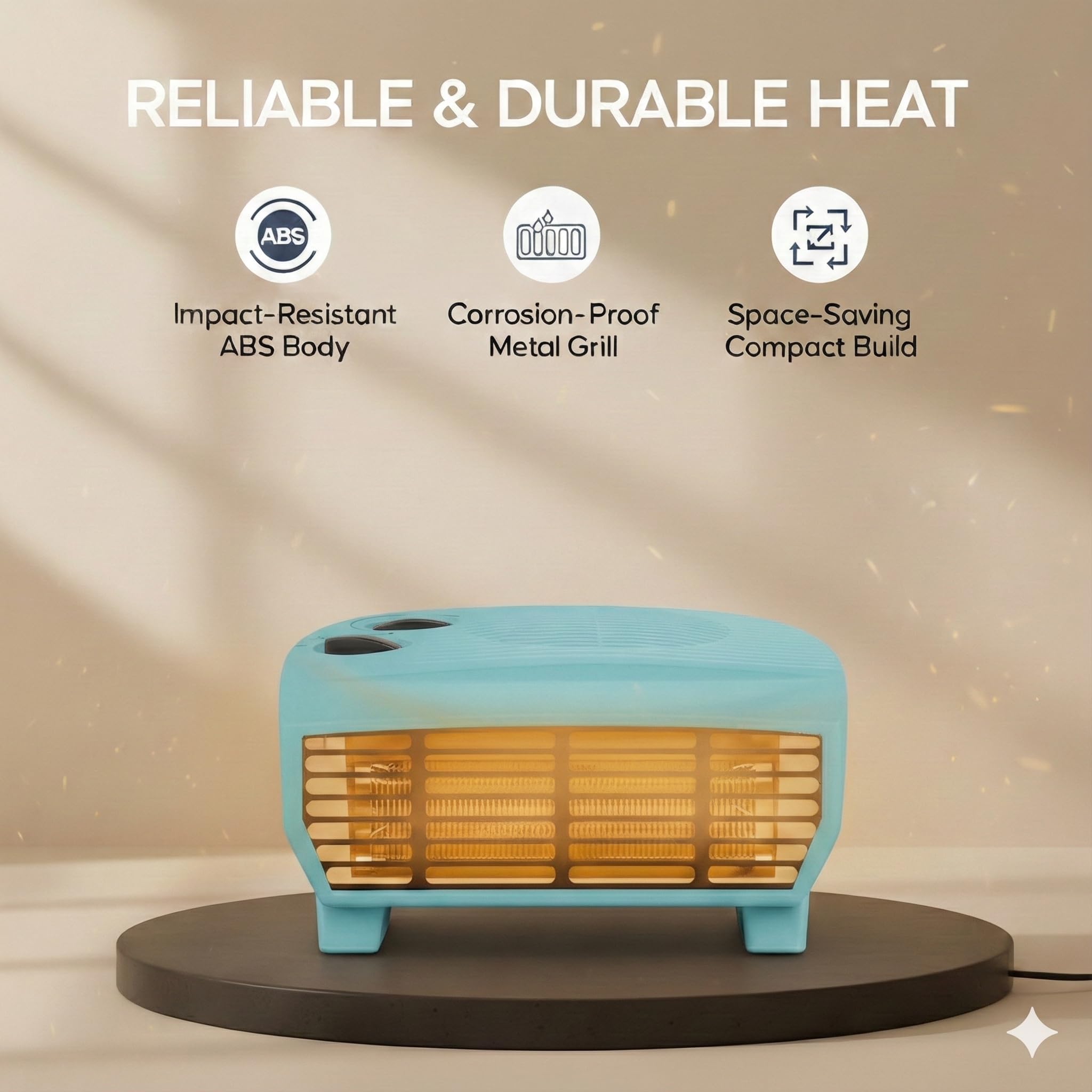 Airpol Fan Heater - Powerful Room Warmer -2