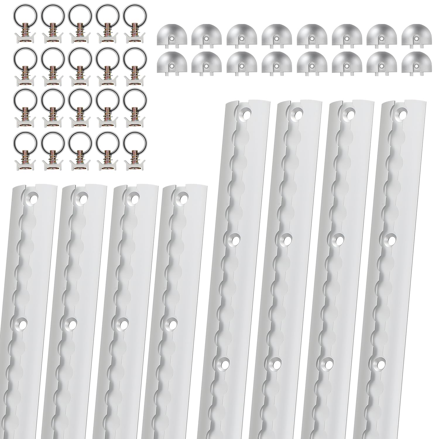 4goodz Halfronde Aluminium Parasol Met Zwengel 84d-008cw - Creme