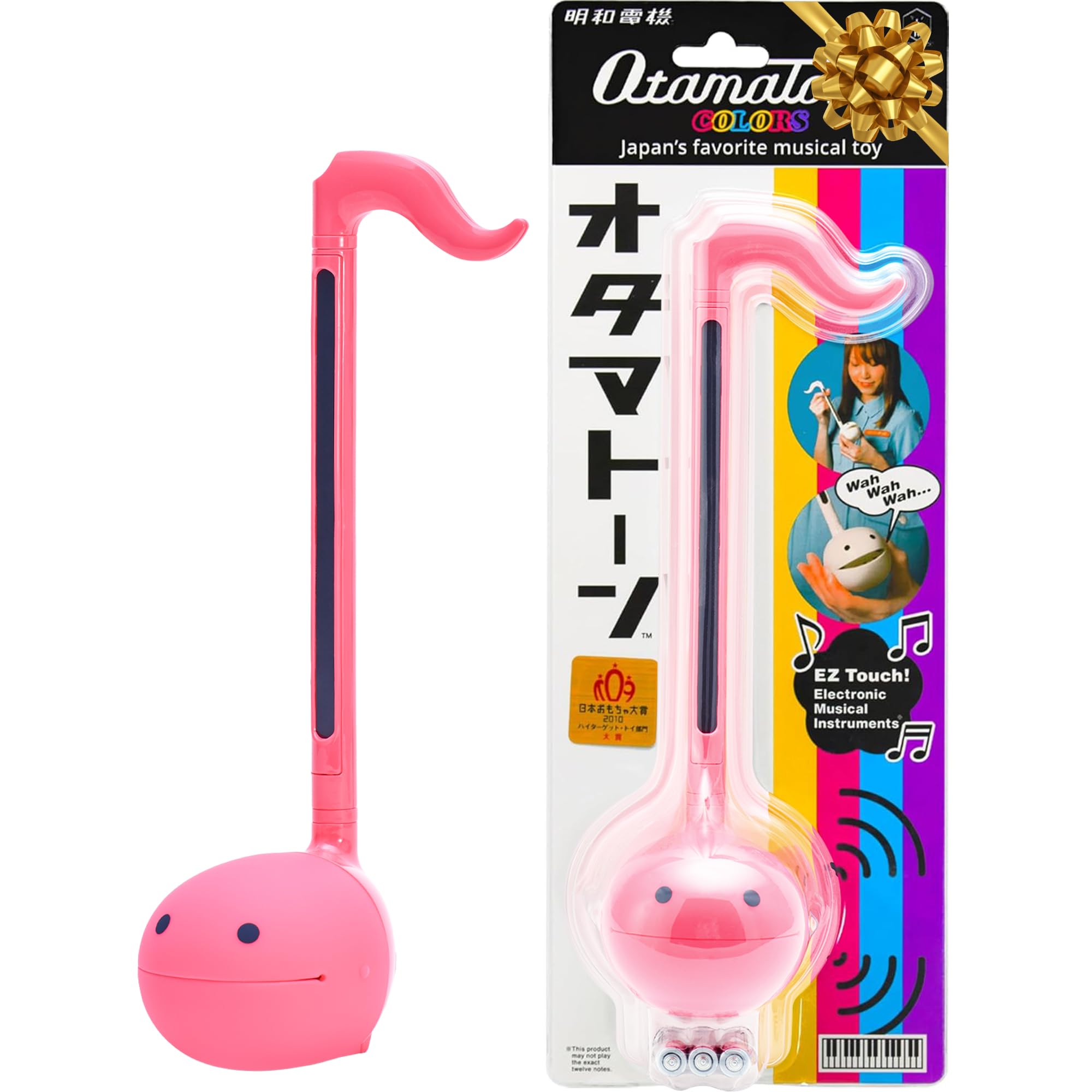 Otamatone Classic [English Edition] Hot Pink Japanese Electronic Musical Instrument Portable Synthesizer from Japan Maywa Denki for Children and Adults Gift