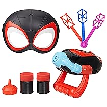 Hasbro Marvel, Spidey e i Suoi Fantastici Amici, Water-Webs, spara Bolle di Miles Spin Morales, Set per Roleplay