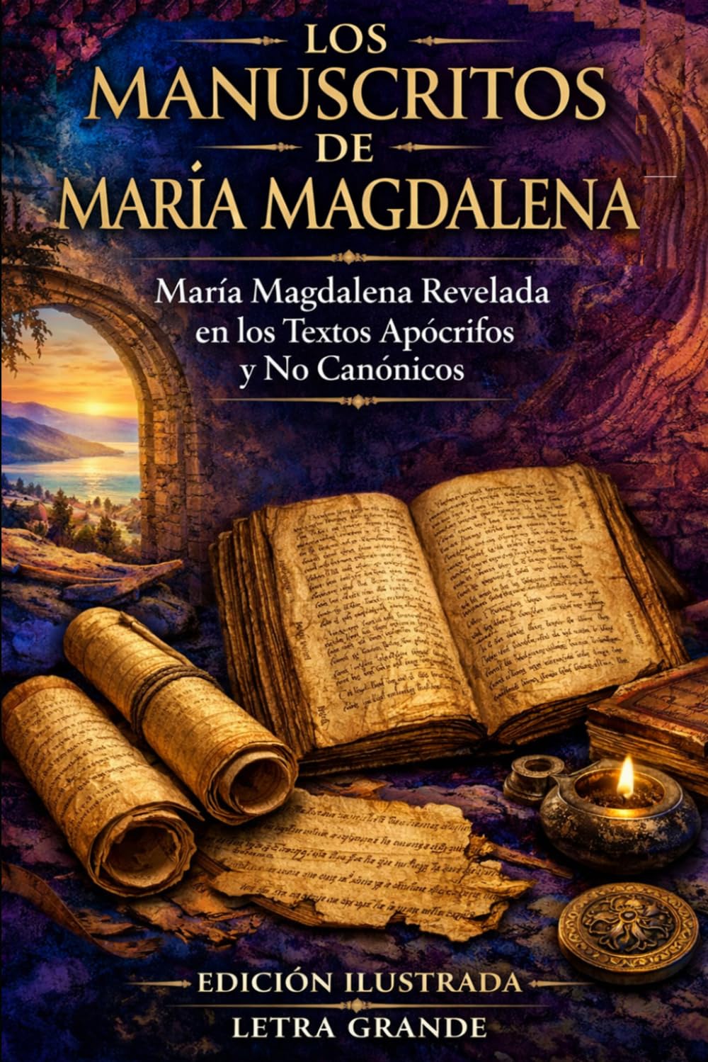 MANUSCRITOS DE MARÍA MAGDALENA: Edición ilustrada en LETRA GRANDE: María Magdalena revelada en los textos canónicos y no canónicos completos, incluido el Evangelio de María.