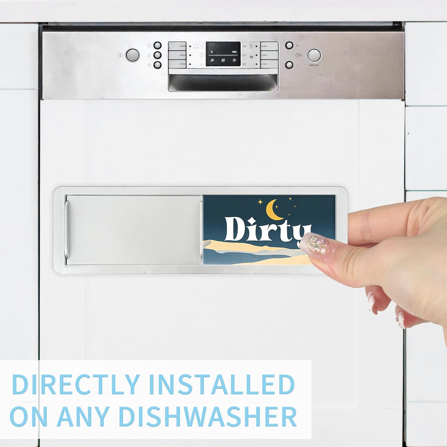 Dishwasher Magnet Clean Dirty Sign image 5
