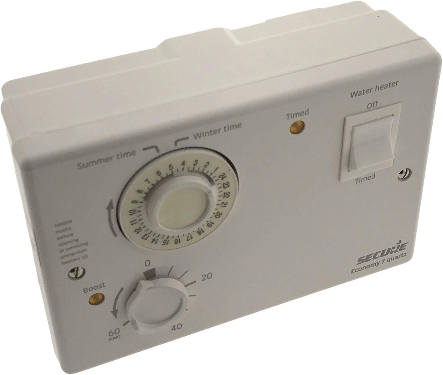 Secure Economy 7 Quartz Immersion Heater Control 1 Hour Boost