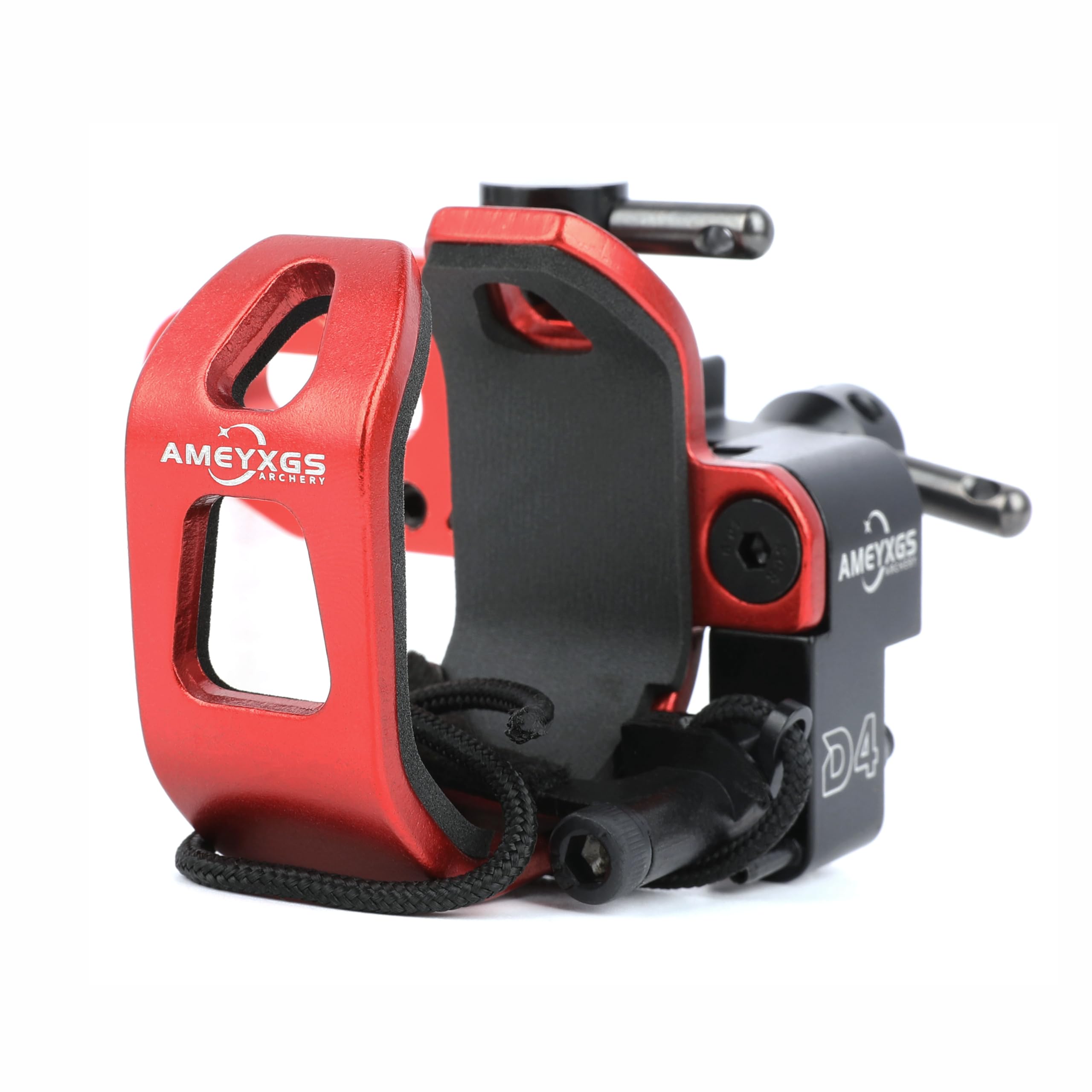 limaity Drop Away Arrow Rest for Compound Bow Right Hand No Spanner Required Four-Way Adjustable Quick-Adjustment Knob Full Containment Cable Activated (RED)