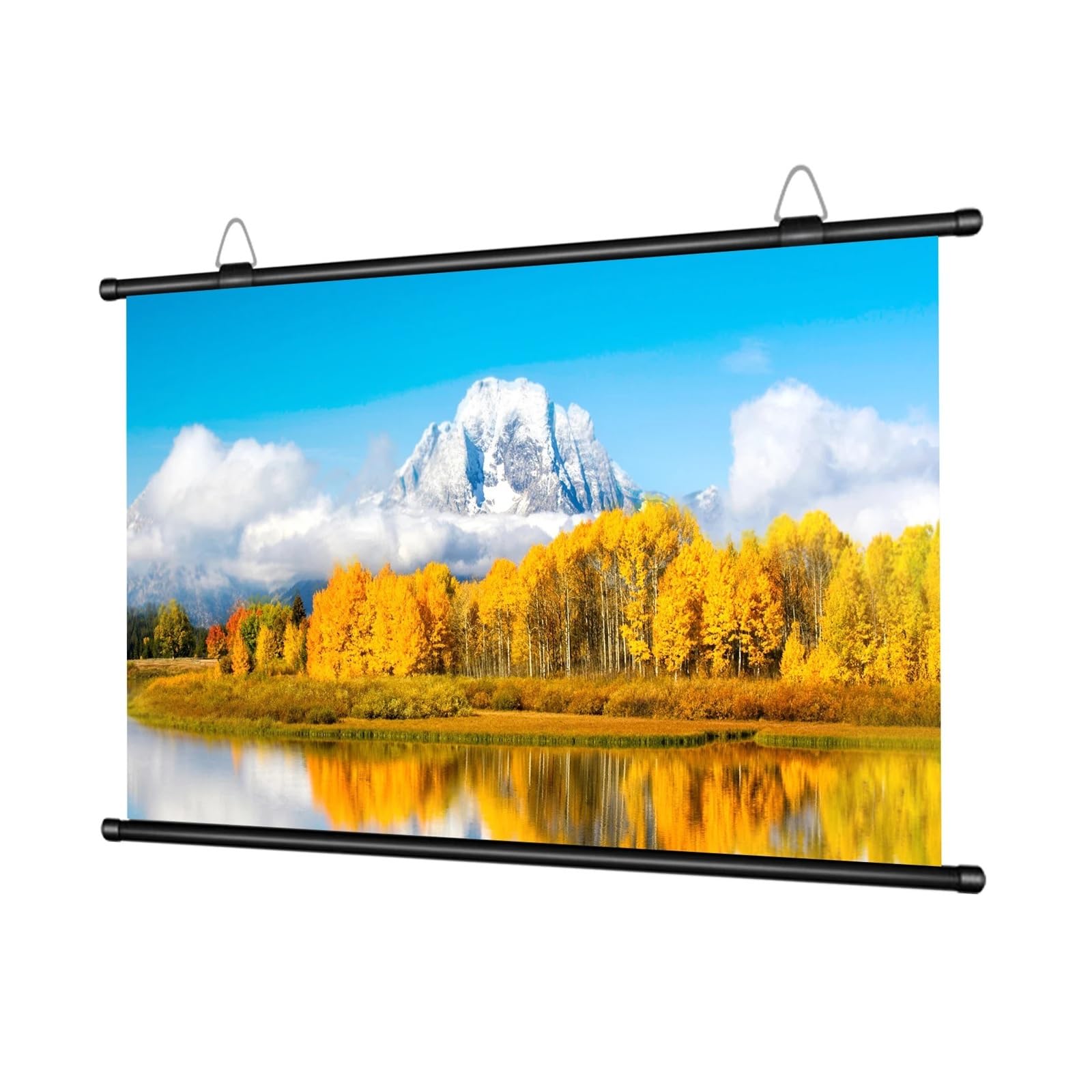 Schermo for proiettore HD spesso anti-luce 16:9 for proiezione da parete senza fori for uso domestico 60/72/84/92/100/110/120/133 pollici(92 inch)