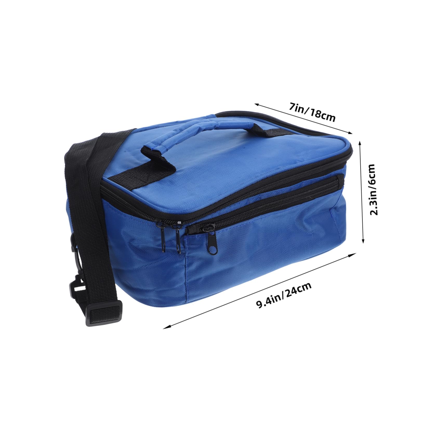 Bolsa Térmica Portátil Para Coche Con Calentador Rápido y Aislamiento Bolsa De Almuerzo Con Correa Compacta y Ligera Para Alimento y Bebida Viaje