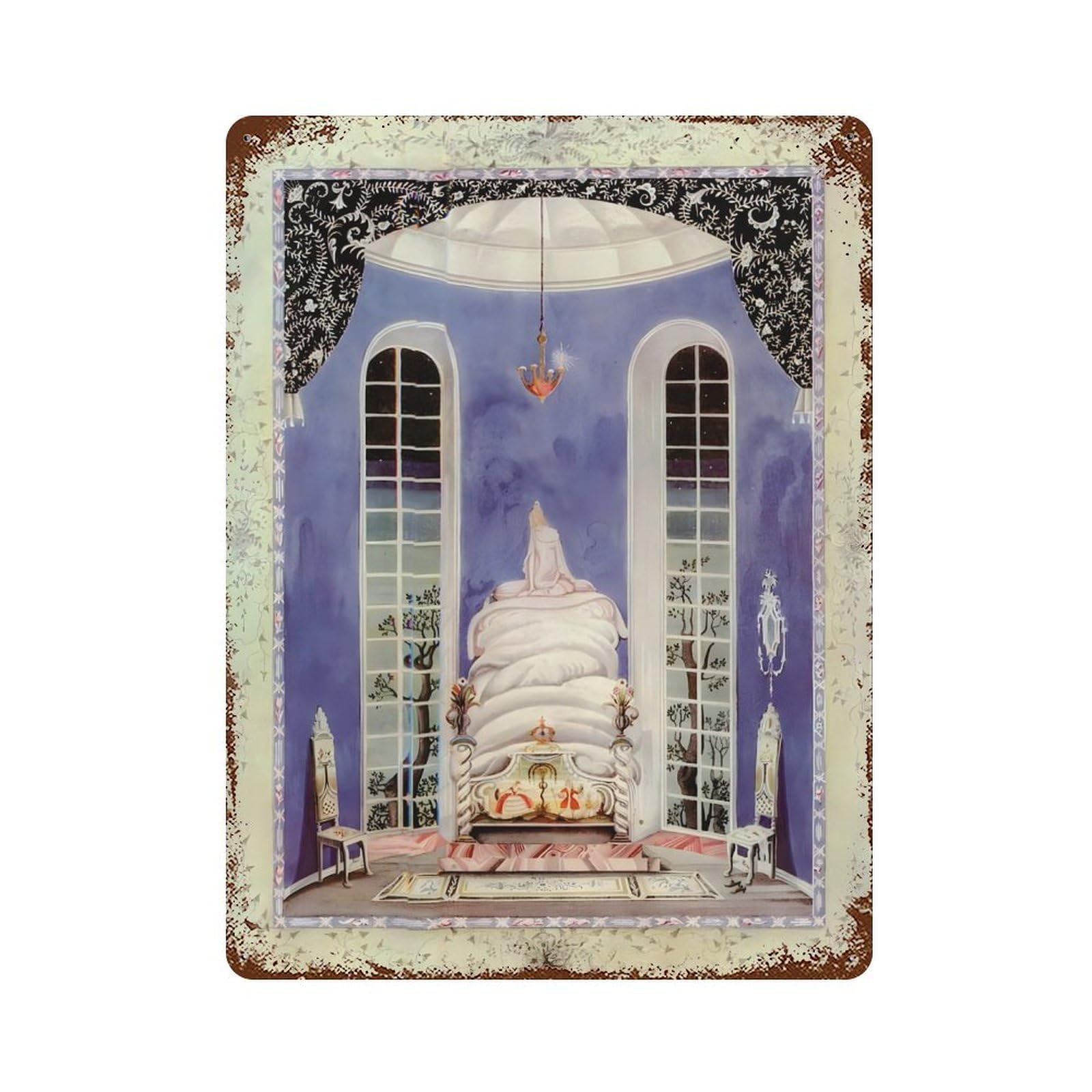 xiaoxiaoshen Kay Nielsen Vintage Illustration (44) Wall Decor Art Metal Tin Poster Modern Home Decor Art Home Bar Shop Decorations Vintage Sign 40x30cm