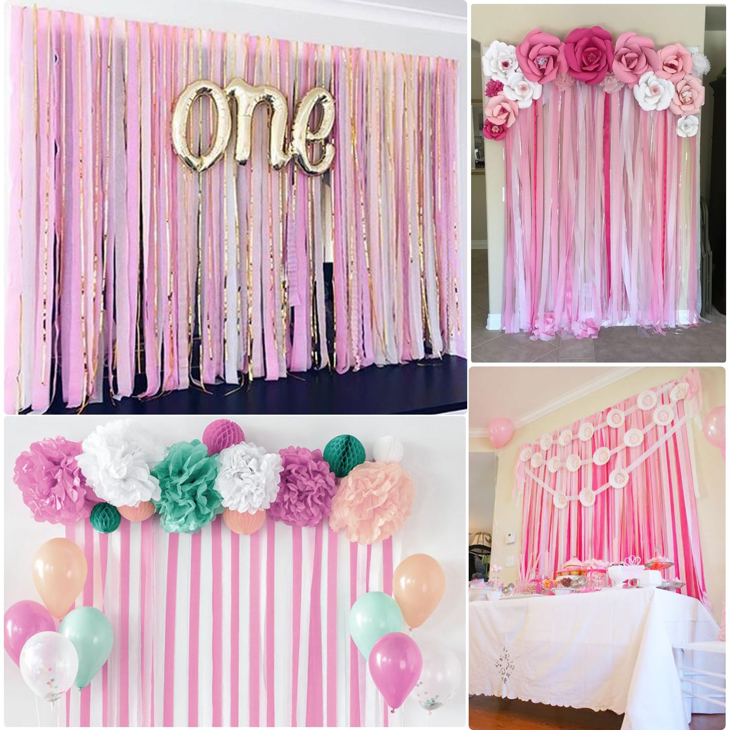 Ideas Para Decorar Con Serpentinas De Crepe