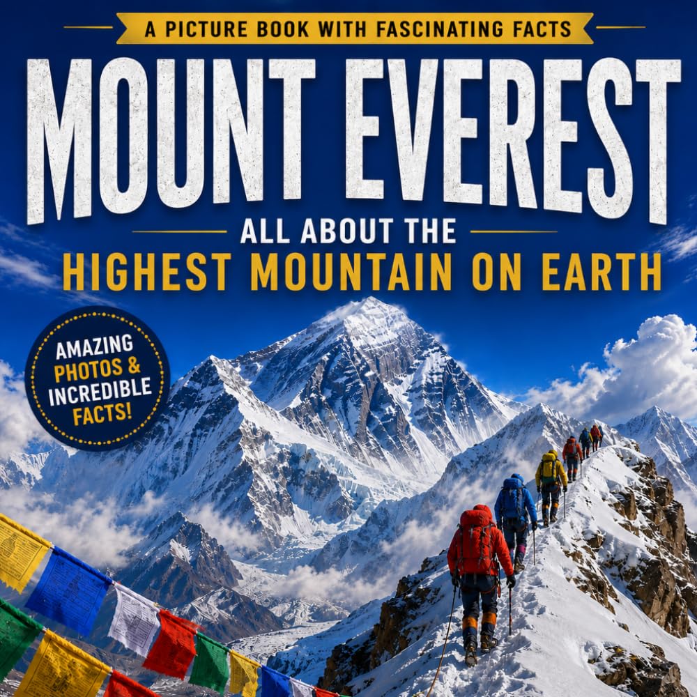 Mount Everest Picture Book - Amazing Photos & Incredible Facts: Mount Everest Coffee Table Book | All About Mount Everest