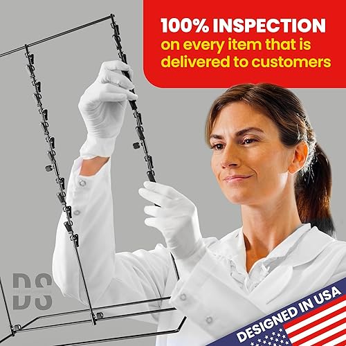 Miniatura 5 de Soporte de exhibición blanco de 3 filas de papas fritas con 39 clips, estante de exhibición al por menor de aperitivos, exhibición de soporte de