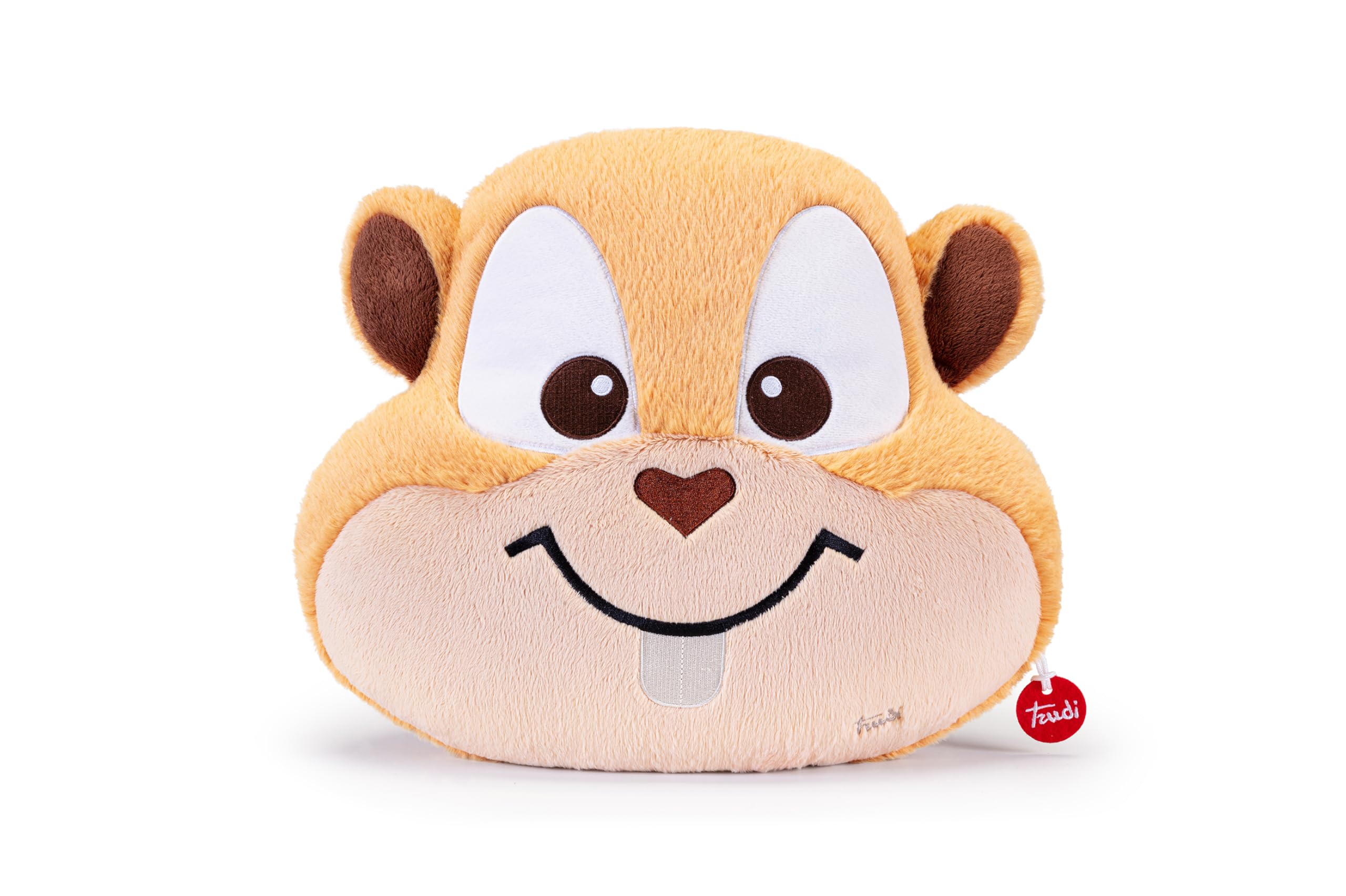 Trudi Beaver cushion decorative cushion, animal furnishing plush pillows, birthday gift | 34x37x9cm size M Pillows | model 28095