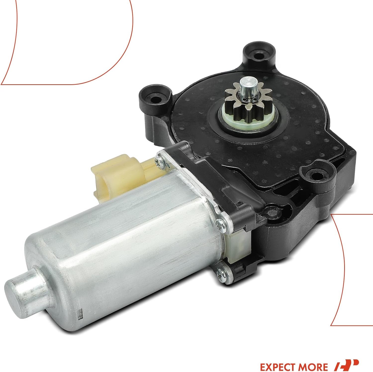 A-Premium Front Left Power Window Lift Motor (2-Pin Connector) Compatible with Dodge Ram 1500 2002-2008, Ram 2500 2003-2009, Ram 3500 2003-2010, Ram 4500 2008-2010, Ram 5500 08-10, Front Driver Side